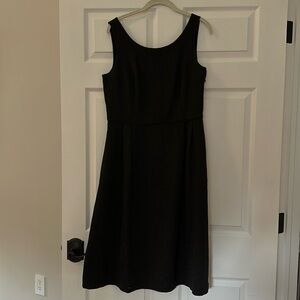 NWOT Lands’ End Black Midi Dress